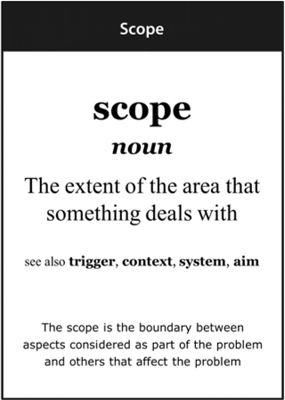 Image of the ‘scope’ definition card