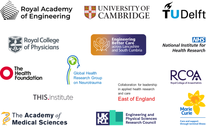 Logos of the different organisations that have worked on this project