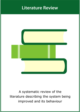 Image of the ‘literature review’ tool card