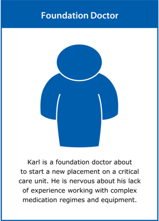 Image of the ‘foundation doctor’ stakeholder card