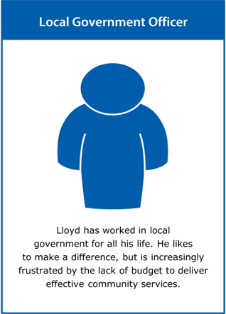 Image of the ‘local government officer’ stakeholder card