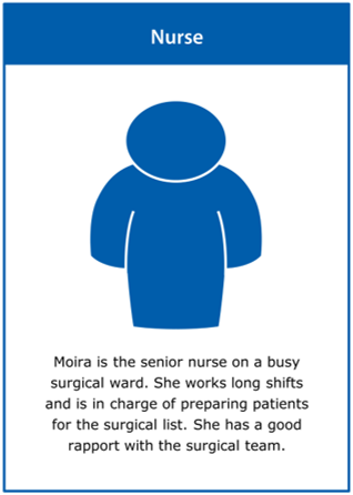 Image of the ‘nurse’ stakeholder card
