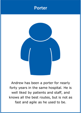 Image of the ‘porter’ stakeholder card