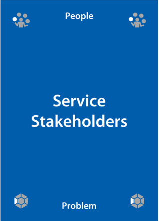Image of the card back used for all of the service stakeholder cards