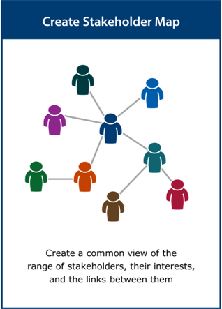 Image of the ‘create stakeholder map’ activity card