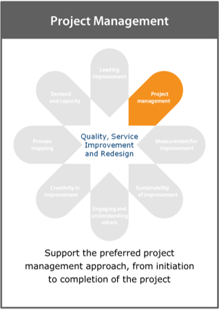 Image of the ‘project management’ framework card